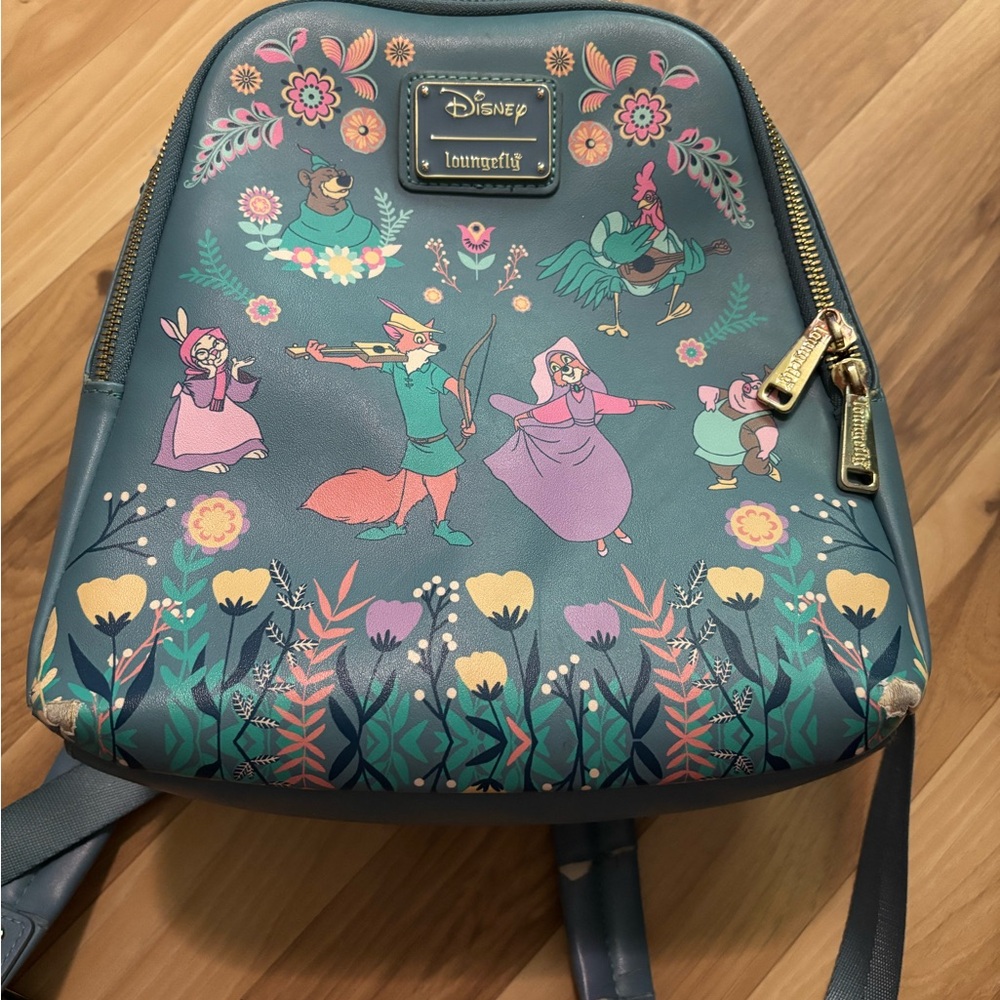 Loungefly Disney Robin Hood Floral Folk Mini Backpack - Box Lunch Exclusive